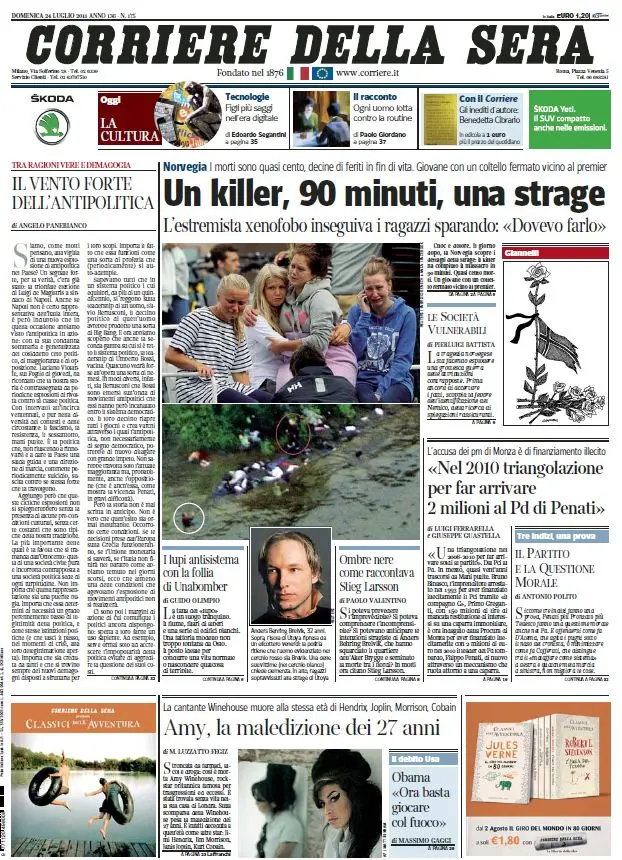 Il Corriere della Sera (24-07-11)