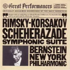 Leonard Bernstein/New York Philharmonic - Rimsky-Korsakov-Scheherazade Symphonic Suite (1959) {1983 CBS} **[RE-UP]**