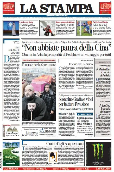 La Stampa (15-11-09)