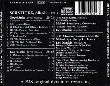 Alfred Schnittke - Gogol Suite & Labyrinths (1992) {BIS Schnittke Edition, BIS-557} (Item #13)