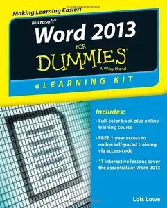 Word 2013 eLearning Kit For Dummies (Repost)