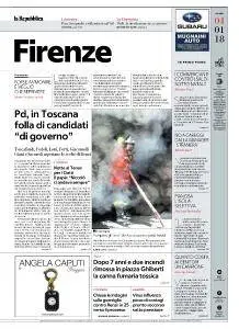 la Repubblica Firenze - 4 Gennaio 2018