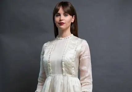 Felicity Jones by Peter Barreras at the 'Rogue One' Portrait Session