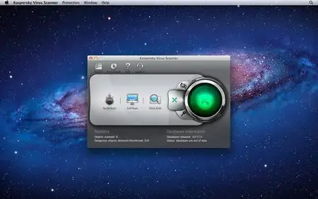 Kaspersky Virus Scanner v8.1.5 Multilingual Mac OS X