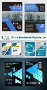 Vectors - Blue Business Flyers 10