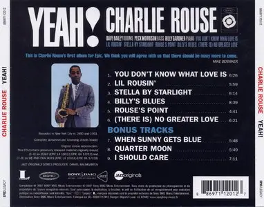 Charlie Rouse - Yeah! (1961) [Remastered 2007 with Bonus Tracks]