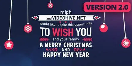 Christmas Typography - Project for After Effects (VideoHive)