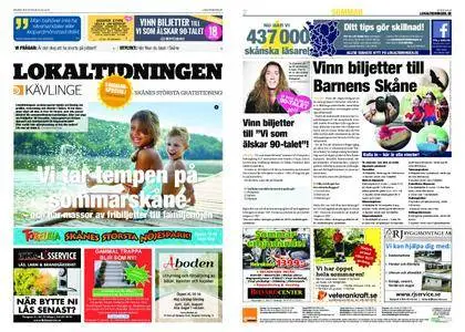 Lokaltidningen Kävlinge – 14 juli 2018