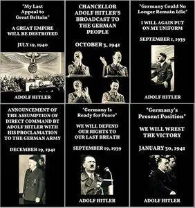 18 Historical eBooks by Adolf Hitler