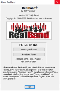 PG Music Band-in-a-Box 2022 Build 923 With Realband 2022(4) Multilingual