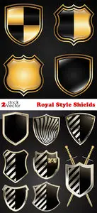Vectors - Royal Style Shields