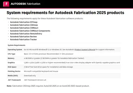 Autodesk Fabrication Software 2025.0.3
