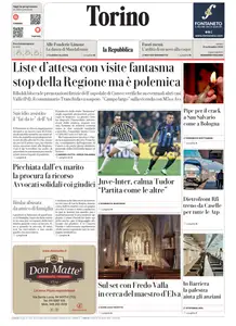 la Repubblica Torino - 13 Settembre 2025