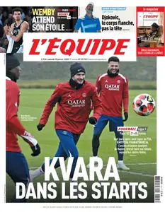 L’equipe du Samedi 25 Janvier 2025