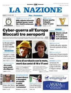 La Nazione Pisa Pontedera - 21 Settembre 2025