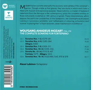 Alexei Lubimov - Wolfgang Amadeus Mozart: The Complete Sonatas for Fortepiano [6CDs] (2018)