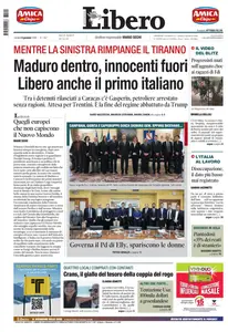 Libero - 9 Gennaio 2026
