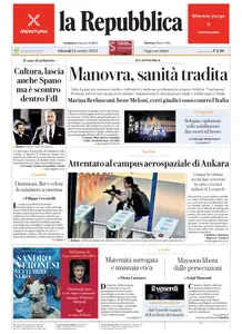 la Repubblica - 24 Ottobre 2024