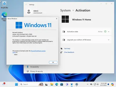 Windows 11 AIO 16in1 23H2 Build 22631.3593 (No TPM Required) Multilingual Preactivated May 2024