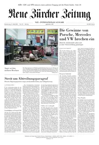 Neue Zürcher Zeitung (International) - 31 Juli 2025