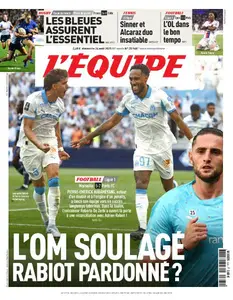L’equipe du Dimanche 24 Août 2025