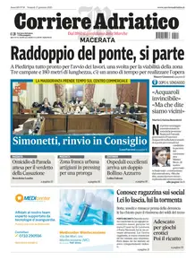 Corriere Adriatico Macerata - 17 Gennaio 2025