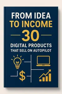 From Ideas to Income: 30 Digital Products that Sell On Autopilot!