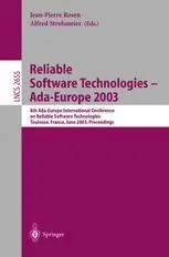 Reliable Software Technologies — Ada-Europe 2003: 8th Ada-Europe International Conference on Reliable Software Technologies, To