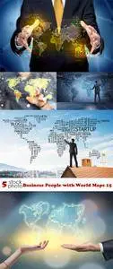 Photos - Business People with World Maps 15
