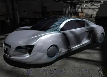 3D Cars Models - Audi RSQ Concept 2004 (Hi-Poly)