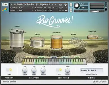 Cinesamples Rio Grooves! KONTAKT