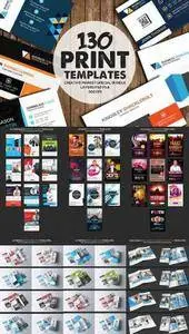 CreativeMarket - 130+ Print Templates Bundle