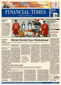 Financial Times Deutschland vom 4 Juni 2012
