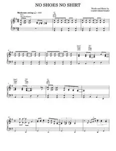 No shoes no shirt no problem - Kenny Chesney (Piano-Vocal-Guitar)