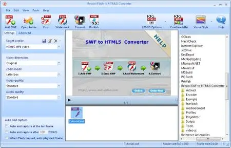 Recool SWF to HTML5 Converter 4.5.200 Portable