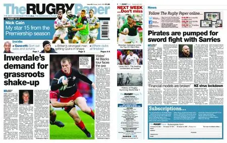 The Rugby Paper – April 05, 2020