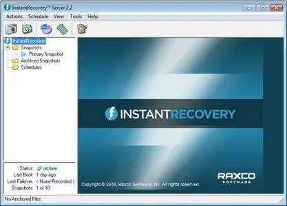 Raxco InstantRecovery Server 2.3.0.316 DC 19.05.2017