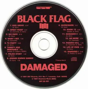 Black Flag - Damaged (1981) {1988 SST}