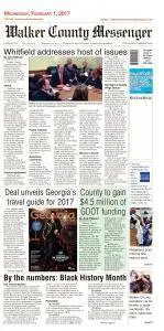 Walker County Messenger - February 1, 2017