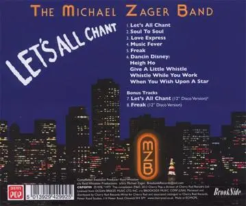 The Michael Zager Band - Let's All Chant (1978) {2012 BrookSide/Cherry Pop}