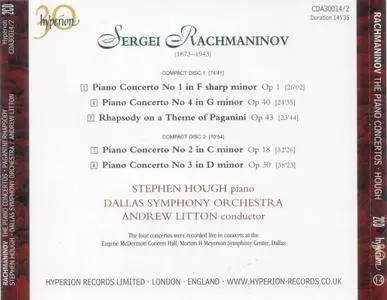 Stephen Hough, Dallas Symphony Orchestra, Andrew Litton - Rachmaninov: The Piano Concertos (2010)