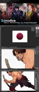 Learn 2D Cell Shading in Photoshop