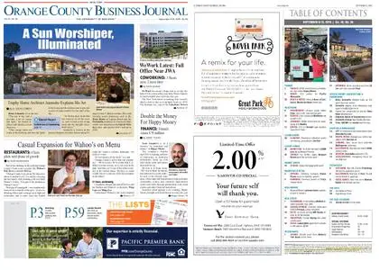 Orange County Business Journal – September 09, 2019