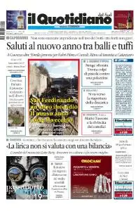 il Quotidiano del Sud Cosenza - 2 Gennaio 2019