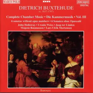 Dietrich Buxtehude - Complete Chamber Music Vol. III (REUP)