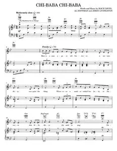 Chi-Baba Chi-Baba (My Bambino Go To Sleep) - Peggy Lee, Perry Como (Piano-Vocal-Guitar)