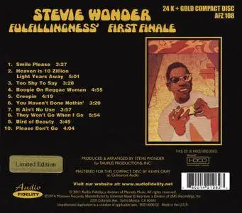 Stevie Wonder - Fulfillingness' First Finale (1974) [Audio Fidelity, AFZ 108]