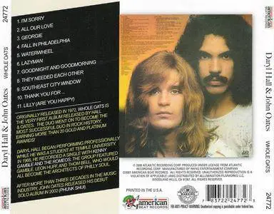 Daryl Hall & John Oates - Whole Oats (1972) {2008 American Beat} **[RE-UP]**