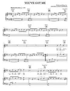 You've Got Me - Geoff Moore & The Distance, Steven Curtis Chapman (Piano-Vocal-Guitar)