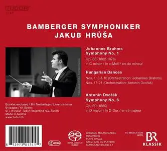 Jakub Hrusa, Bamberger Symphoniker - Brahms: Symphony No. 1 & 8 Hungarian Dances; Dvořák: Symphony No. 6 (2022)